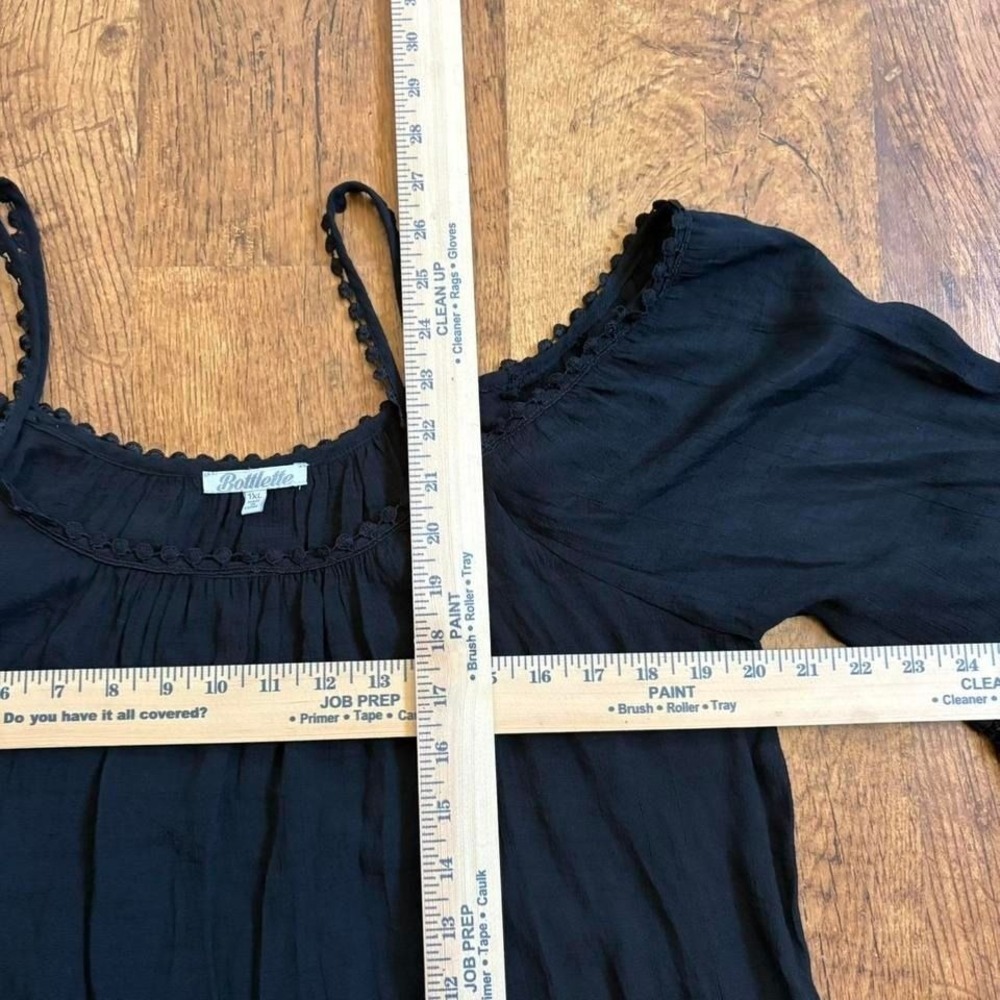 boho black off the shoulder top by Bottlette - Picture 6 of 7